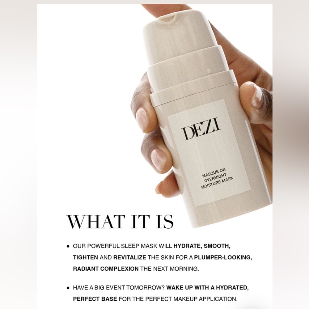 DEZI SKIN Overnight Moisture Mask